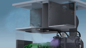 Kompressur tal-arja tal-kamin Atlas Copco ZS4