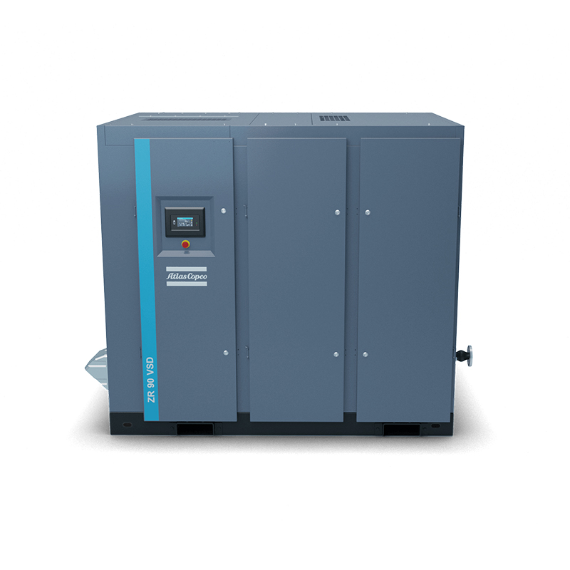 Atlas Copco oil-free screw air compressor ZR55 ZT55 ZR75 ZT75 ZR90 ZT90FF VSD