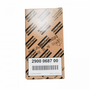 Atlas mobile compressor Oil filter element 2906-0687-00 For the top Exporter