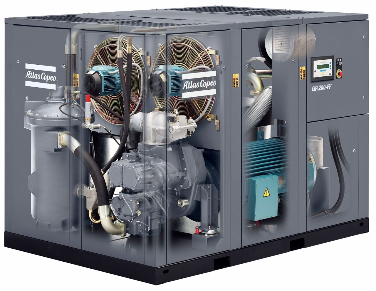 How do l set my Atlas Gr200 air compressor?