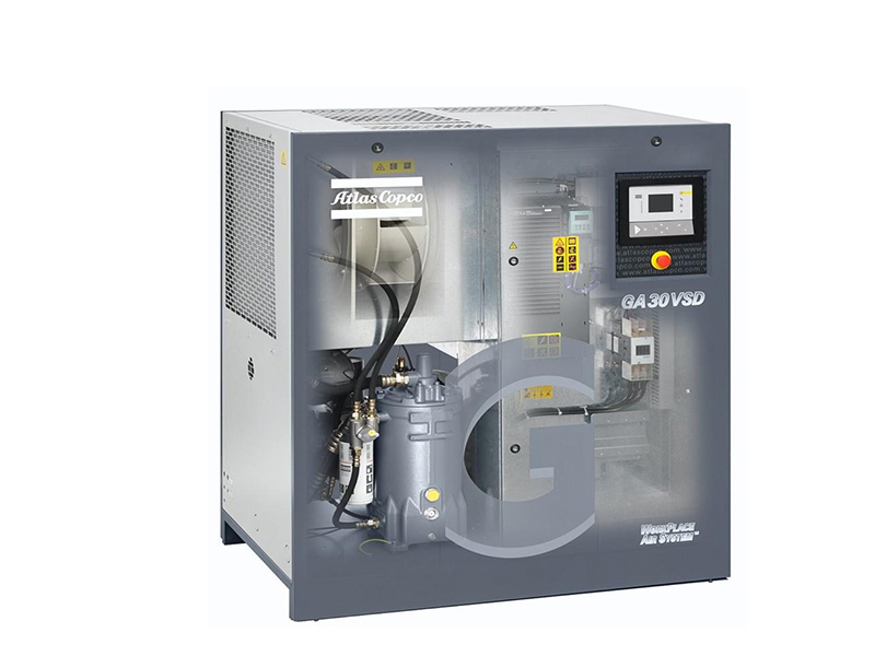 Atlas Copco GA30-37VSDiPM permanent magnet variable speed air compressor