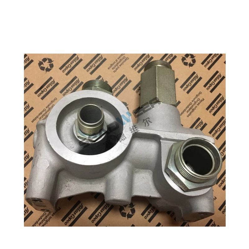 Atlas Copco compressor Oil filter base 1622-6570-00 For the top Exporter