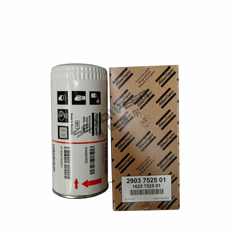 Atlas Copco service kit For Oil filter 2903-7525-01 1625-7525-01