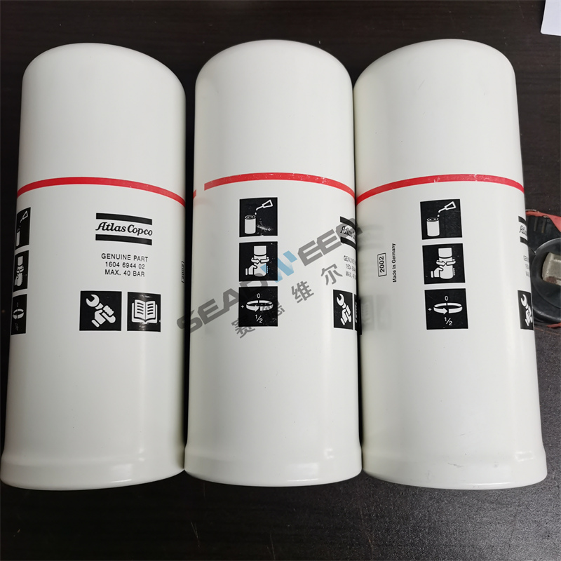 Atlas Mobile compressor oil filter 1604-6944-02 For the top-tier supplier