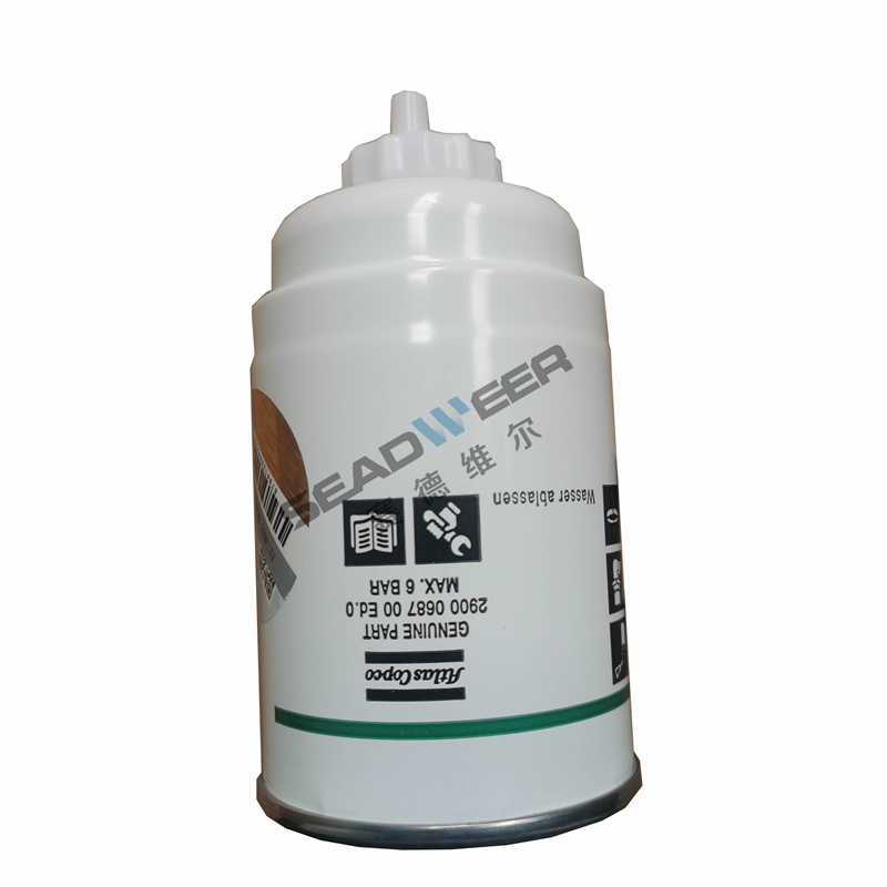 Atlas mobile compressor Oil filter element 2906-0687-00 For the top Exporter