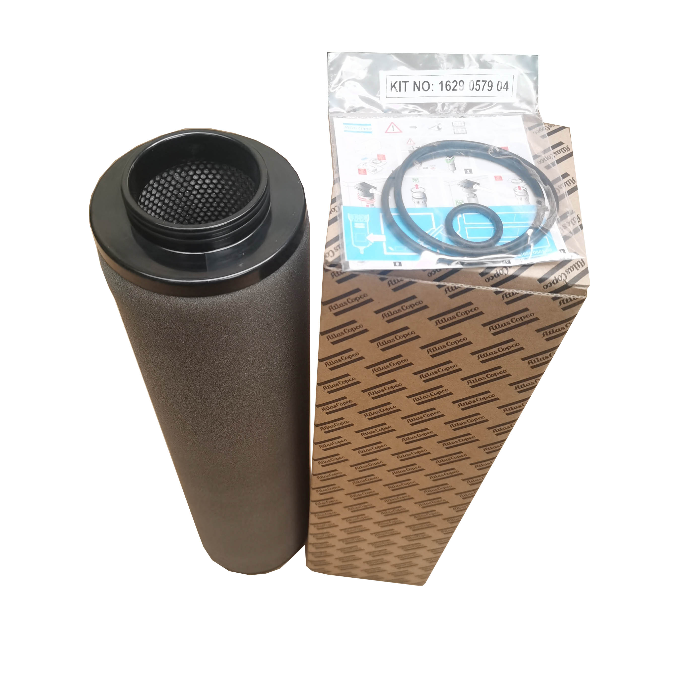 Atlas Copco PP/PD550+-8000 Compressed Air Filter Line Filter Service kits1629-0579-04 (6-packs)