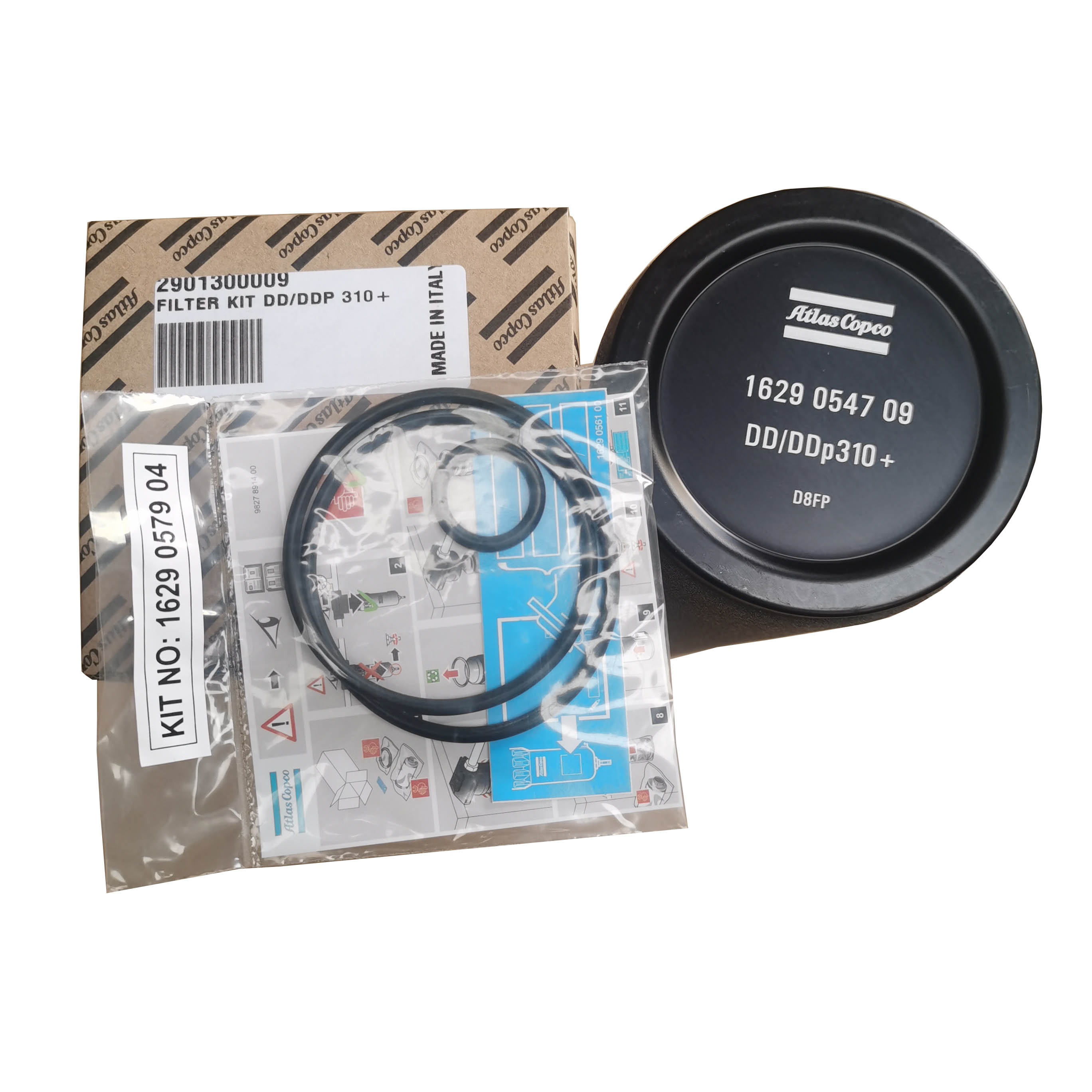 Atlas Copco Pipe Filter Precision Filter Service kits (<550ls)